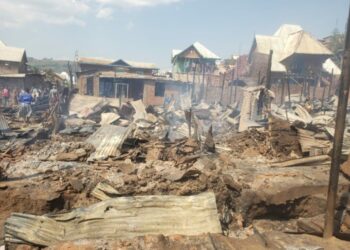Bukavu : De suite d’un incendie ravageur, 30 ménages sont sans abris à Nyalukemba