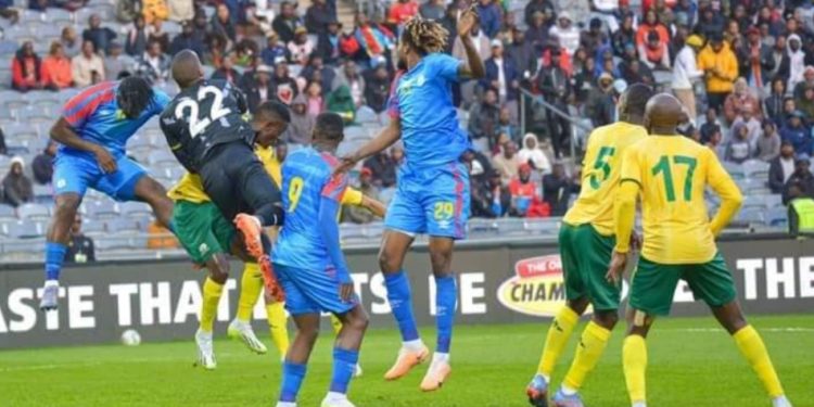 Léopards-Bafana Bafana : Après une série de victoires, les Léopards de la RDC s’inclinent en Afrique du Sud (amical)
