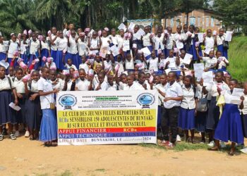 Kalehe : Le Club des filles reporters de la RCBu sensibilise 150 filles sur l’hygiène menstruelle