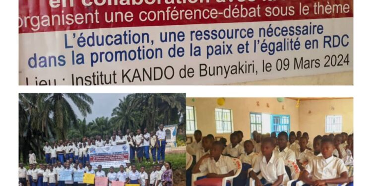 Bunyakiri : la Dynamique Femme et Enfant et la RCBu sensibilisent des élèves sur la paix et l’équité