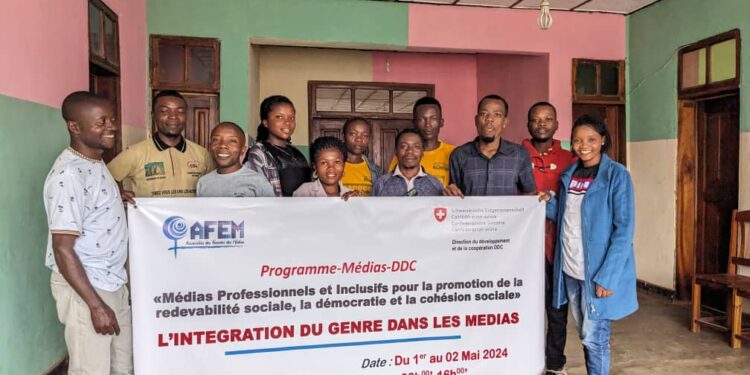 Walungu : AFEM renforce les capacités des journalistes sur l’intégration du genre dans les médias 