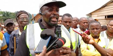 Mwenga : Le cadre de concertation de la société civile se réjouit du lancement officiel des travaux de réhabilitation du pont sur la rivière Kibe