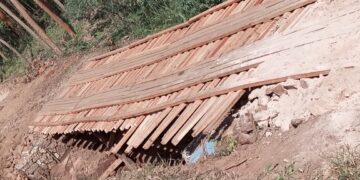 Nyangezi : Bientôt la fin des travaux de construction du pont de déviation sur la rivière Kansise 