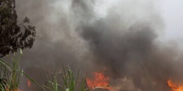 Bukavu : Un enfant trouve la mort dans un incendie qui consume plus de 40 maisons et une quinzaine détruites à Mulambula