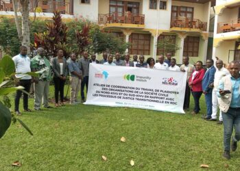 Goma : Impunity Watch vient de faciliter un atelier d’échange avec des OSC du Nord et du Sud-Kivu sur le travail de plaidoyer lié au processus de justice transitionnelle en RDC