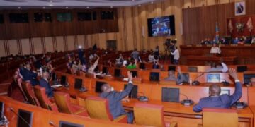 Salle de plénières du sénat de la RDC