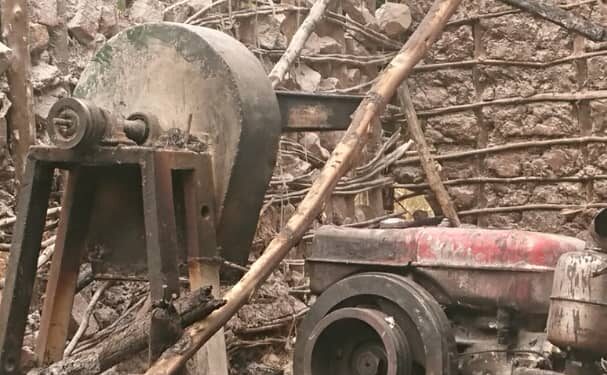 Nyangezi : Des personnes inconnues mal intentionnées incendient une maison où est installé un moulin à kahinga