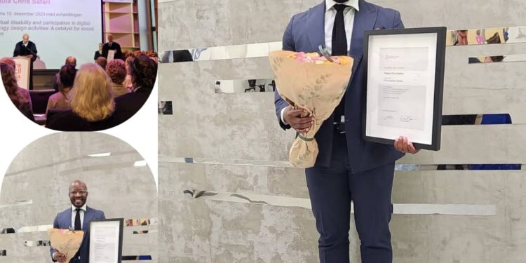 Science : Le Prof Dr MUGULA CHRIS SAFARI défend avec brillot sa thèse en Santé Publique à OSLO/ Norvège