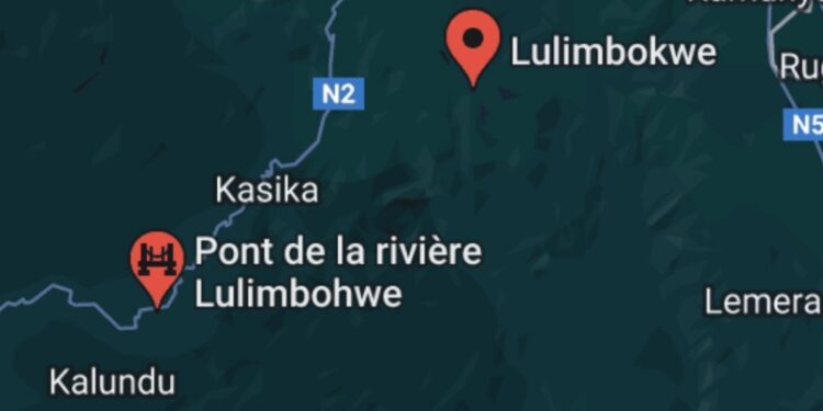 Mwenga : les eaux de la rivière Lulimbokwe emportent quatre enfants dans la localité Buhamba