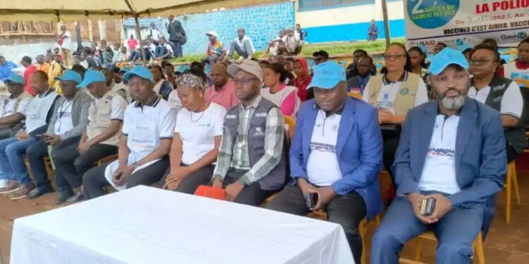 Sud-Kivu : Plus d’un million cinq cents enfants de 0 à 5 ans sont attendus pour la vaccination contre la poliomyélite