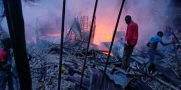 Bukavu : un incendie consume 3 maisons sur avenue Irambo 1 à Nguba