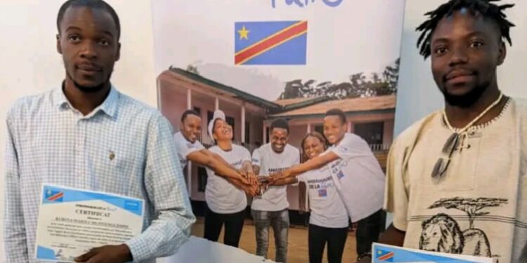 Bukavu : L’humoriste Jospin de Mars Kubota et le slameur Mérou Mégaphone désormais « Ambassadeurs de la Paix dans l’Est de la RDC »