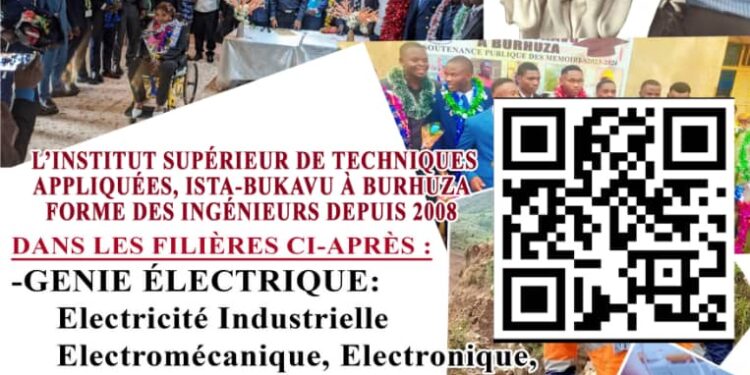 Sud-Kivu : l’ISTA-Bukavu à Burhuza numérise ses services au profit des bénéficiaires