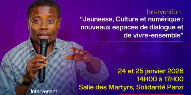 Journée de la Culture Africaine : Joseph LUBUNGA animera un panel sur jeunesse, culture et numérique à Bukavu