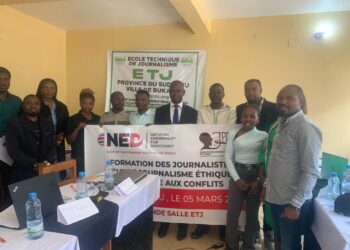 ‎Bukavu : le journalisme sensible aux conflits au centre d’un atelier de formation organisé par la JPDDH